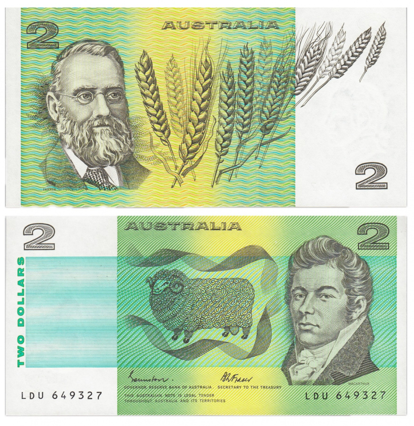 Австралия 2 доллара 1985 год  фото 1