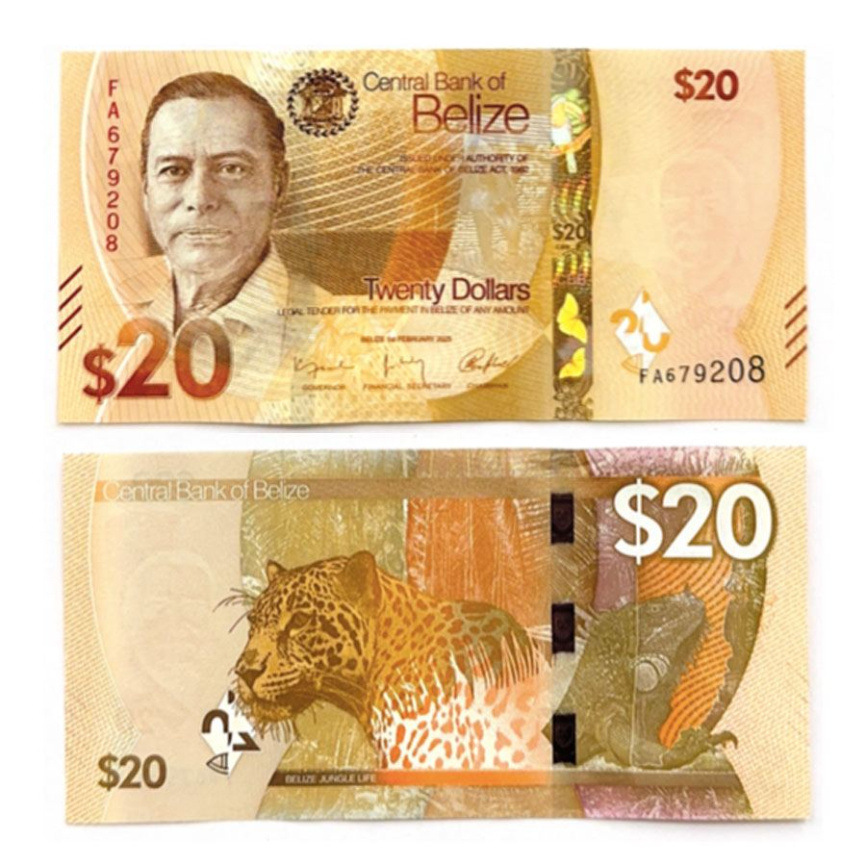 Белиз 20 долларов 2025 год фото 1