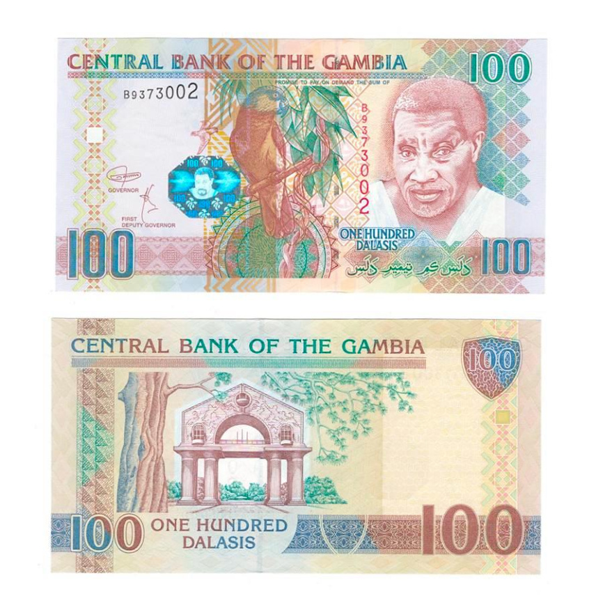 Гамбия 100 даласи 2006 год фото 1