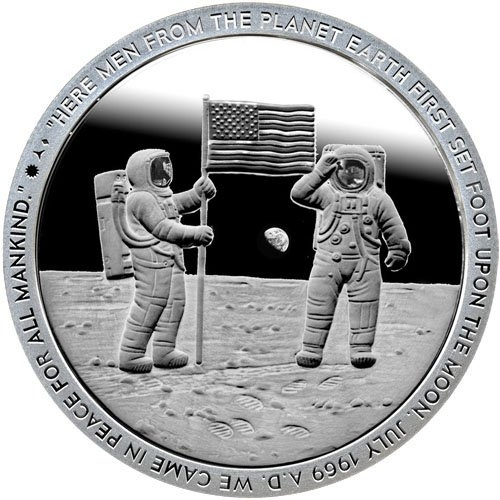 Аполлон 11 | Для всего человечества | серебро 2019 год | раунд фото 1