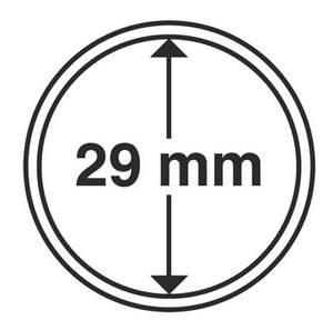 Капсула для монет диаметром 29 мм - Leuchtturm фото 1