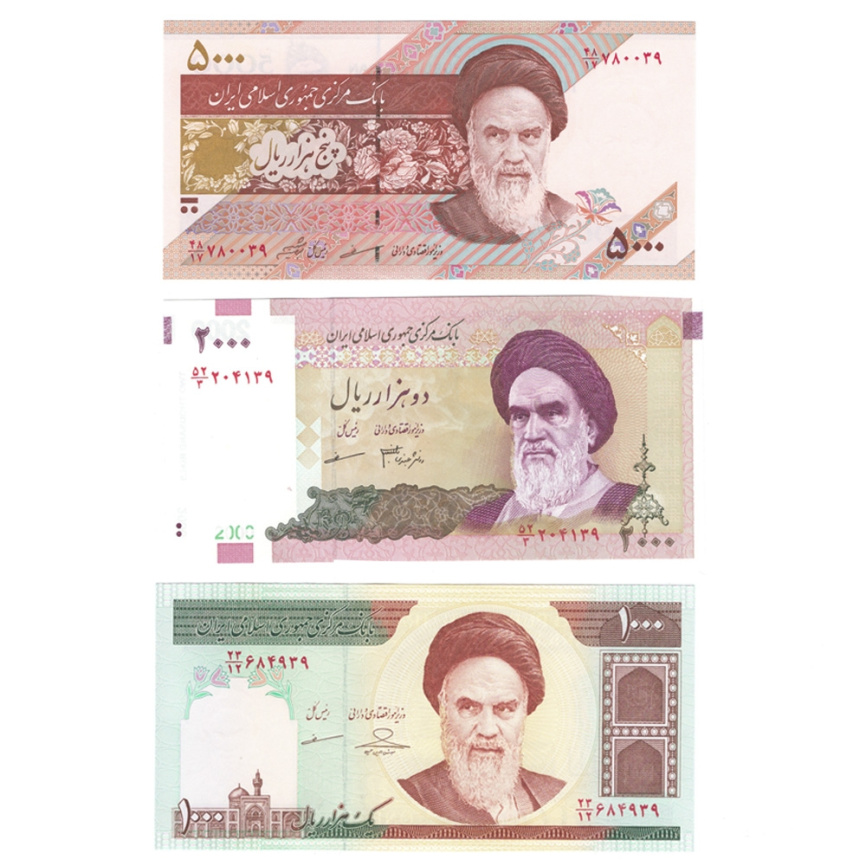 Набор банкнот Ирана (6 штук) фото 1