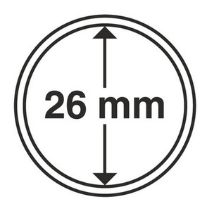 Капсула для монет диаметром 26 мм - Leuchtturm фото 1