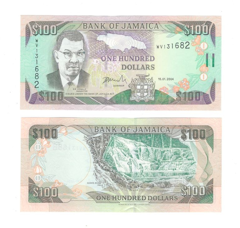 Ямайка 100 долларов 2004 год фото 1