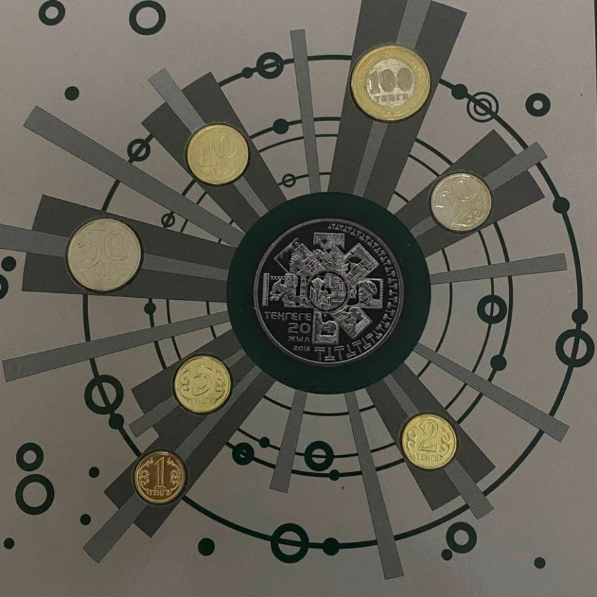 Набор Миниатюры казахстанских монет фото 4