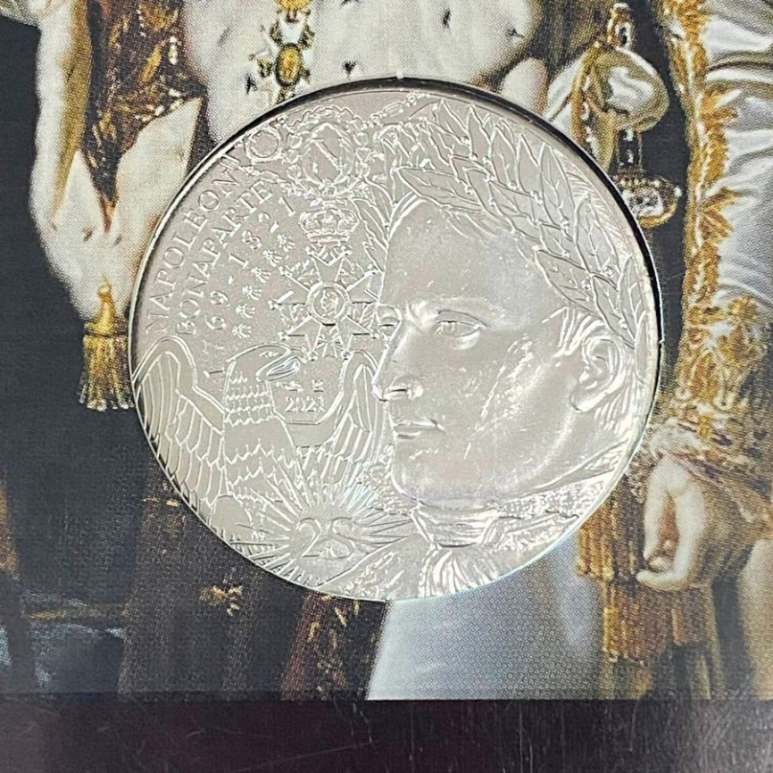 200 лет со дня смерти Наполеона - Франция, 10 евро, 2021 (в блистере) фото 7