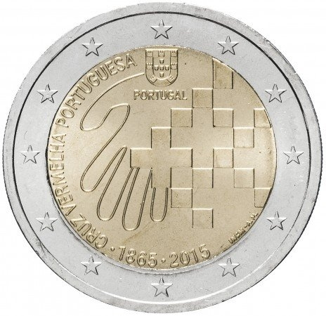 Красный крест - 2 евро, Португалия, 2015 год фото 1