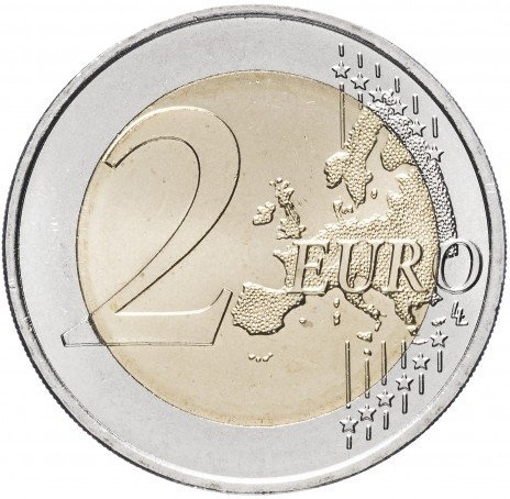 Председательство Латвии в ЕС - 2 евро, Латвия, 2015 год фото 2