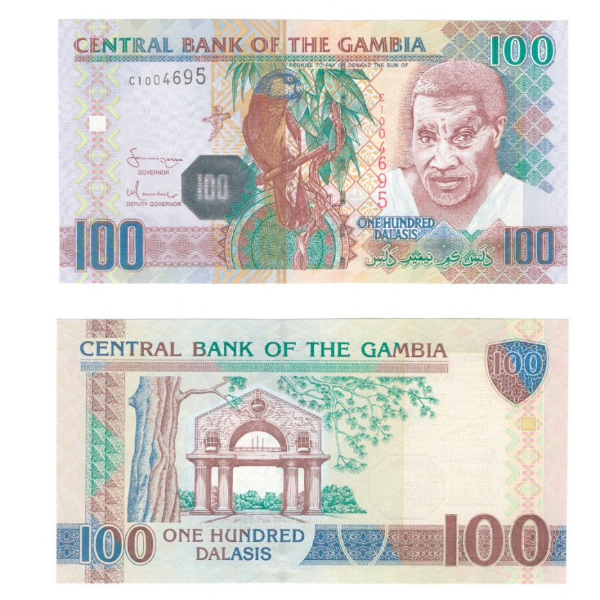 Гамбия 100 даласи 2006 год фото 1