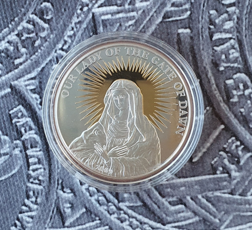 Остробрамская икона Божией Матери - Палау, 5 долларов, 2009  фото 3