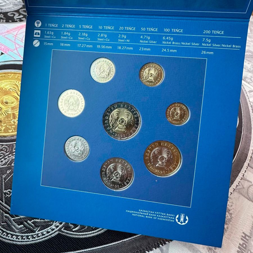 Набор циркуляционных монет 2023 "Снежный барс" фото 5