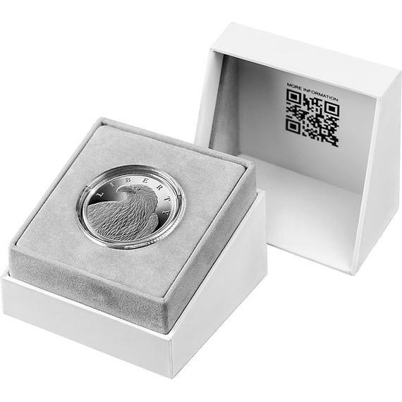 Орел LIBERTY EAGLE COIN - 1000 сатоши, серебро фото 3
