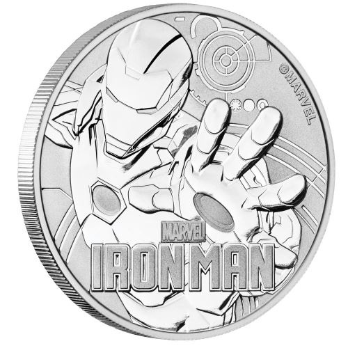IRONMAN (Железный человек) серия MARVEL - 1 доллар, Тувалу, 2018 год фото 1