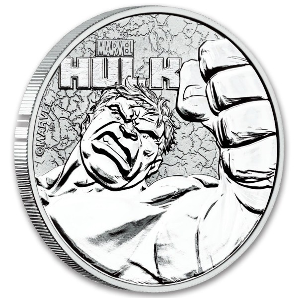 Халк (Hulk) серия MARVEL - 1 доллар, Тувалу, 2019 год фото 1
