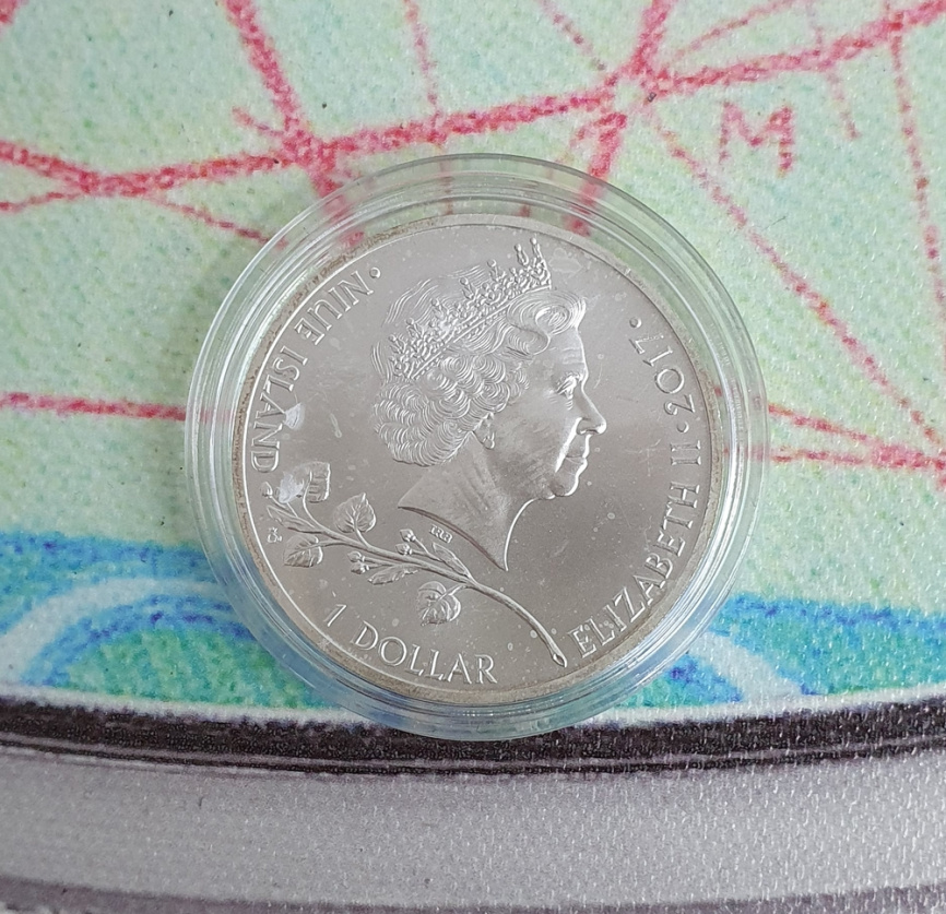 Чешский лев - 1 доллар, о.Ниуэ, 2017 год фото 4
