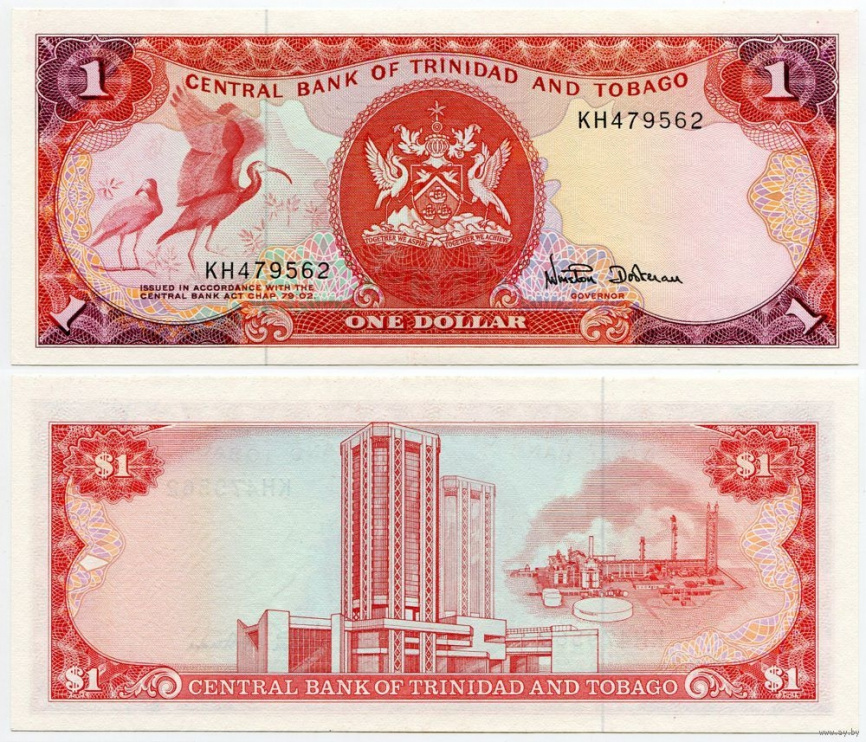 Тринидад и Табаго 1 доллар 1964 год фото 1