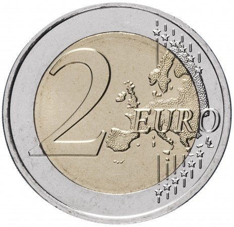 Барбара Цилли (Barbara Celjka) - 2 евро, Словения, 2014 год  фото 2