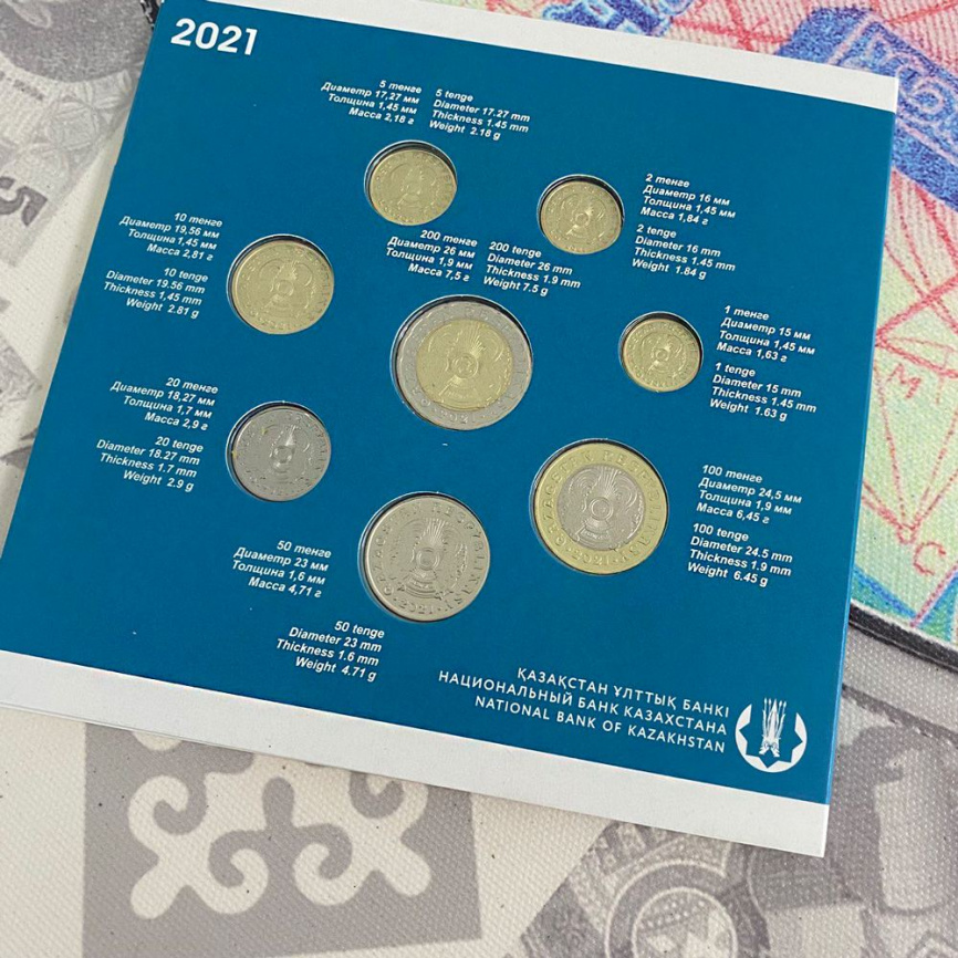 Официальный набор циркуляционных монет (30 лет независимости РК) фото 5