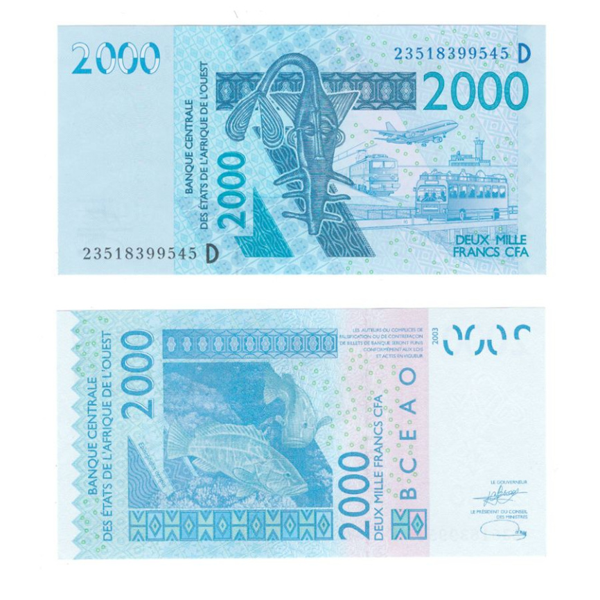Западная Африка (Мали) 2000 франков 2003 (2023) года фото 1