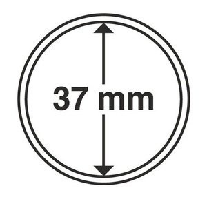 Капсула для монет диаметром 37 мм - Leuchtturm фото 1