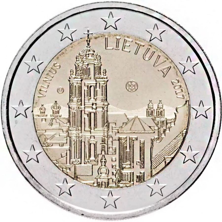 2 евро Литва 2017 - Вильнюс фото 1