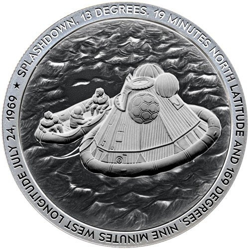Аполлон 11 | Приземление | серебро 2019 год | раунд фото 1