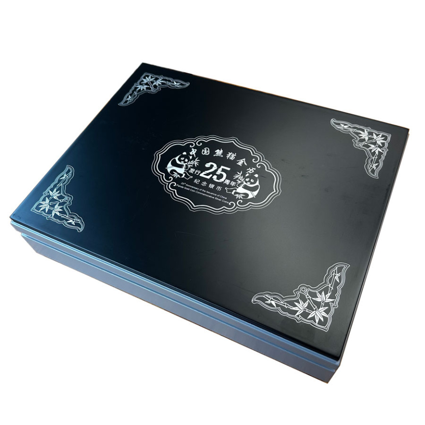 Набор монет 1/4oz "25 лет китайской панде 1982-2007" - серебро фото 2