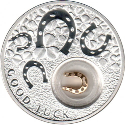 Монета на удачу ПОДКОВА - 2 доллара, о. Ниуэ фото 1