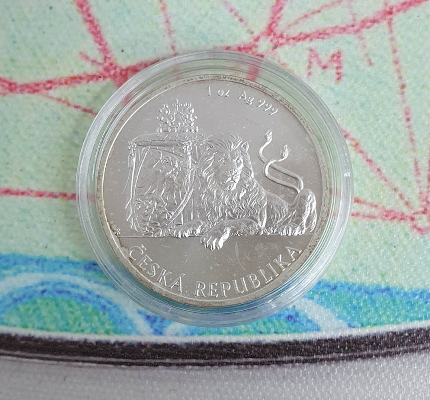 Чешский лев - 1 доллар, о.Ниуэ, 2017 год фото 3