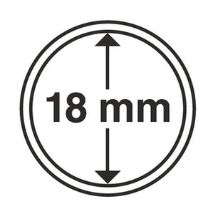 Капсула для монет диаметром 18 мм - Leuchtturm фото 1