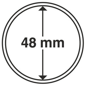 Капсула для монет диаметром 48 мм - Leuchtturm фото 1