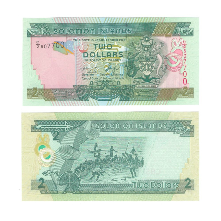 Соломоновы острова 2 доллара 2004-2011 годы фото 1
