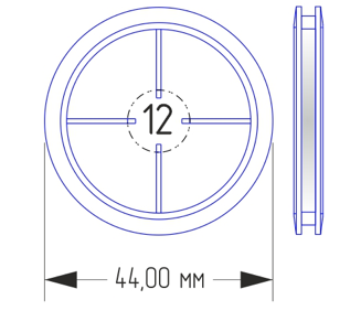 Капсула для монет 12 мм  фото 1