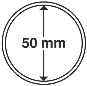 Капсула для монет диаметром 50 мм - Leuchtturm фото 1
