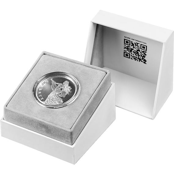 Свобода LIBERTY COIN - 1000 сатоши, серебро фото 3