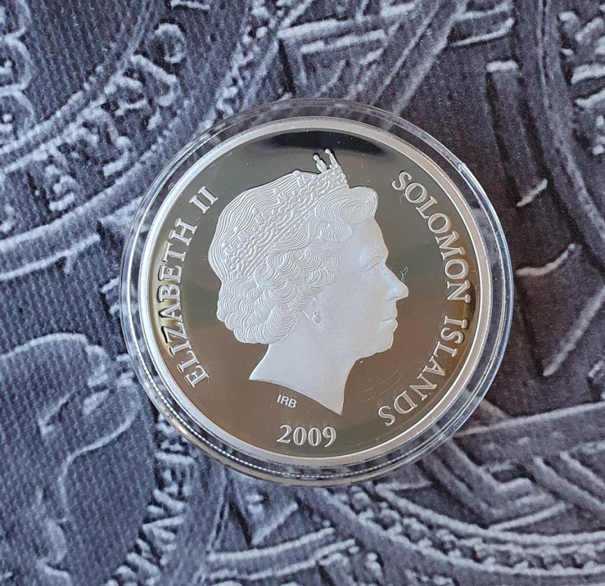 Архангел Гавриил (Габриэль) -  1 доллар, Соломоновы острова 2009 фото 4