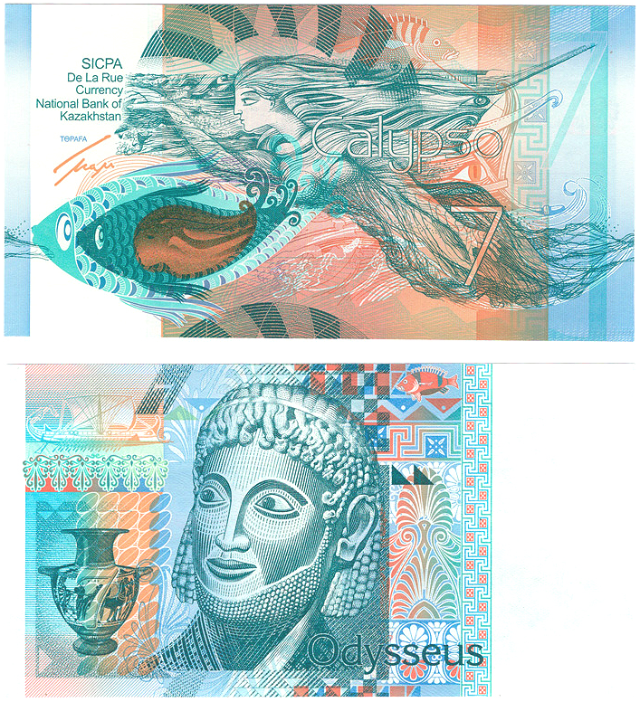 Тестовая банкнота «Калипсо» (Calypso) 2011 год фото 2