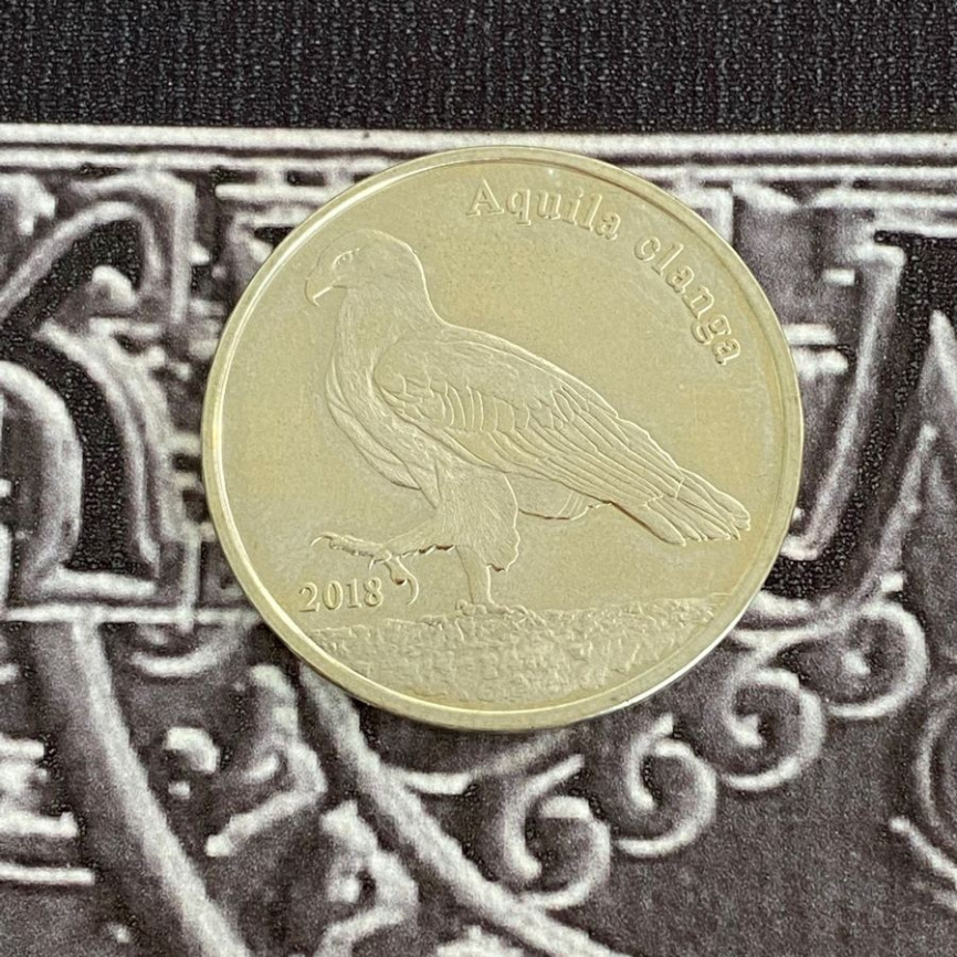 Орел Aquila clanga - Шетландские острова, 1 фунт, 2018 год фото 3