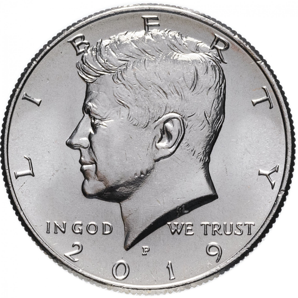 Джон Кеннеди 50 центов (полдоллара) США 2019 год  фото 1