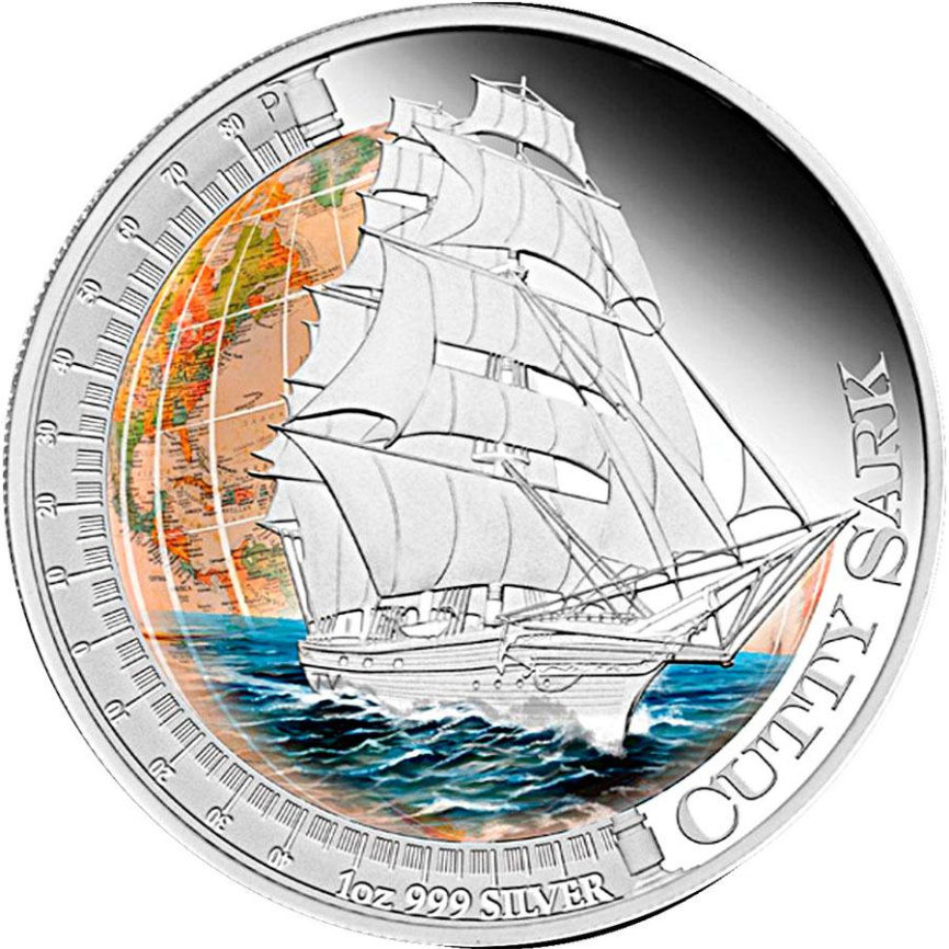 Катти Сарк (CUTTY SARK), Корабли изменившие мир - Тувалу, 2012 год фото 1