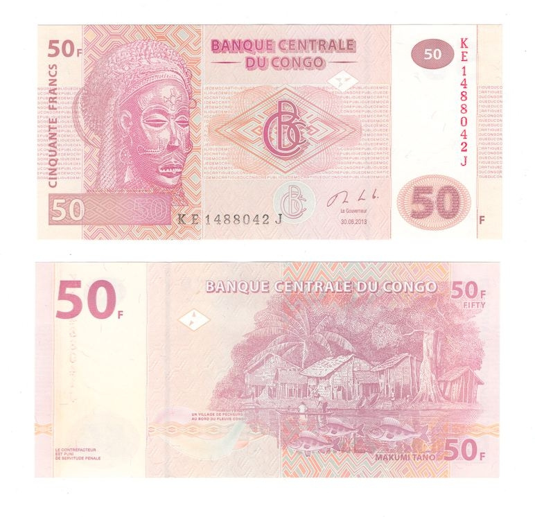 Конго | 50 франков | 2013 год фото 1