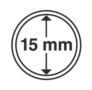 Капсула для монет диаметром 15 мм - Leuchtturm фото 1