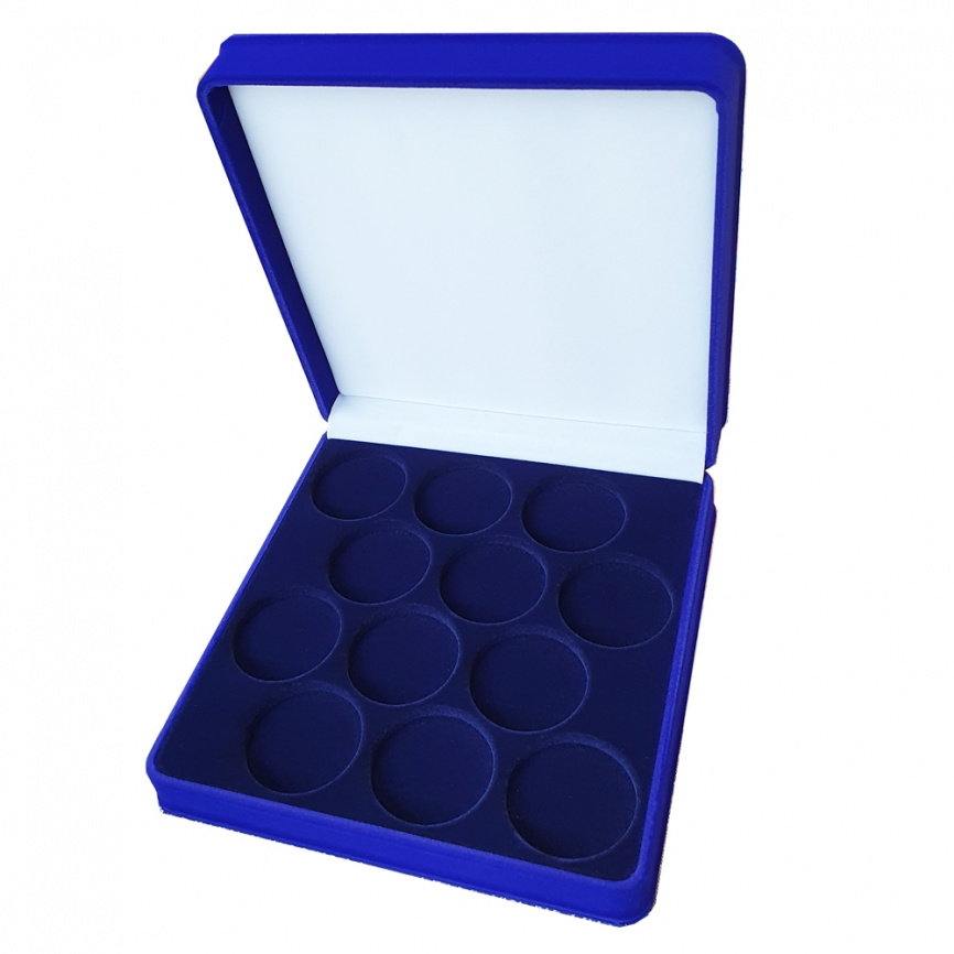 Коробка на 12 монет в капсулах (диаметр 44 мм) фото 1