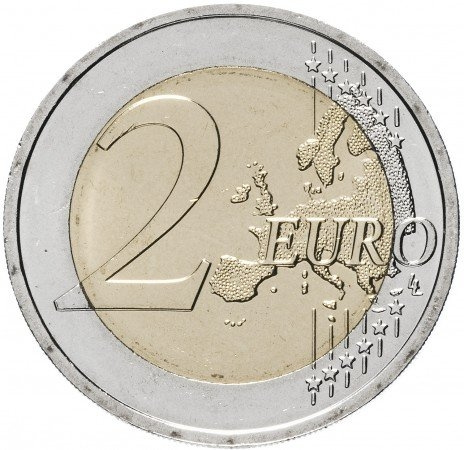Председательство Словакии в ЕС - 2 евро, Словакия, 2016 год фото 2