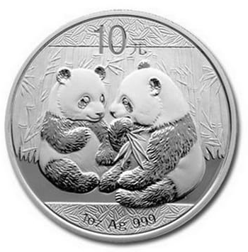 Панда - Китай, 10 юаней, 2009 год фото 1
