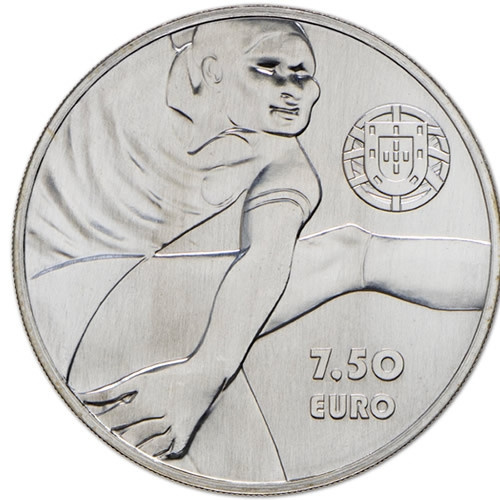 Эйсебио | Португалия | 7.5 евро | 2016 год (серебро 500) фото 1