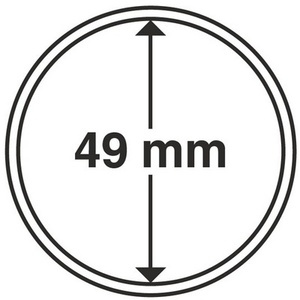 Капсула для монет диаметром 49 мм - Leuchtturm фото 1
