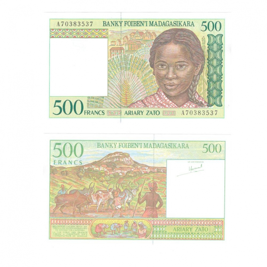 Мадагаскар 500 франков 1994 год фото 1