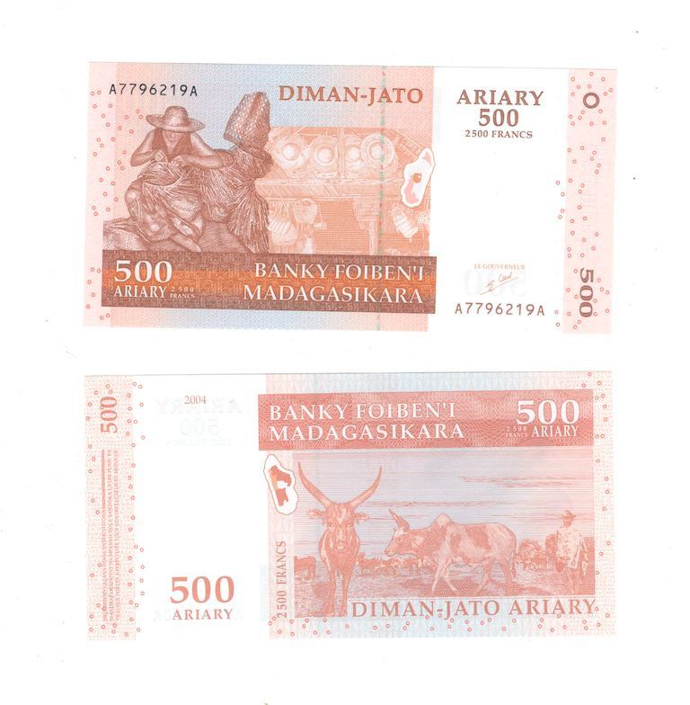 Мадагаскар 500 ариари 2004 год фото 1