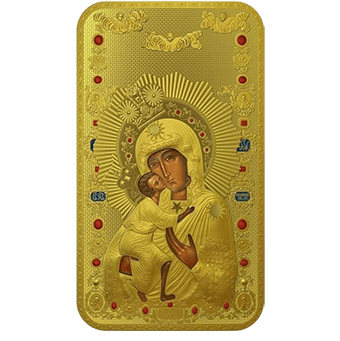 Православные святыни. Федоровская Божья Матерь - о.Ниуэ, 2 доллара, 2014 год фото 1